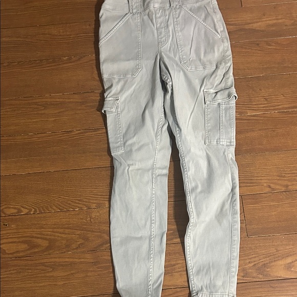 Spanx Gray Cargo Skinny Pants - Picture 2 of 9